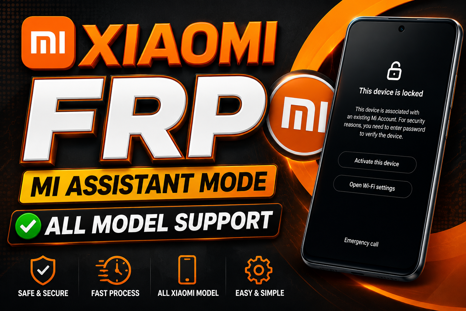 Xiaomi Frp MI Assistant mode All Model support ✅
