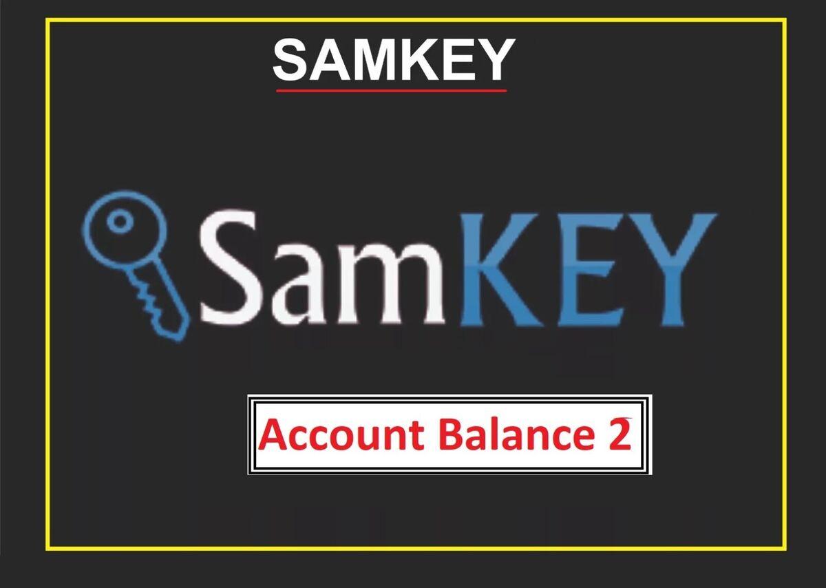 SamKey CodeReader - Credit Refill - New User ( Minimum 30 Credit )